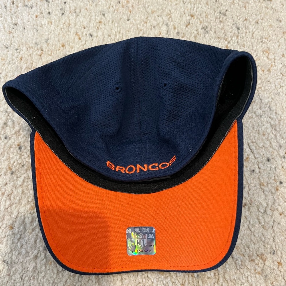 New Era NFL Denver Broncos Navy and Orange Cap Medium-Large - Picture 2 of 3